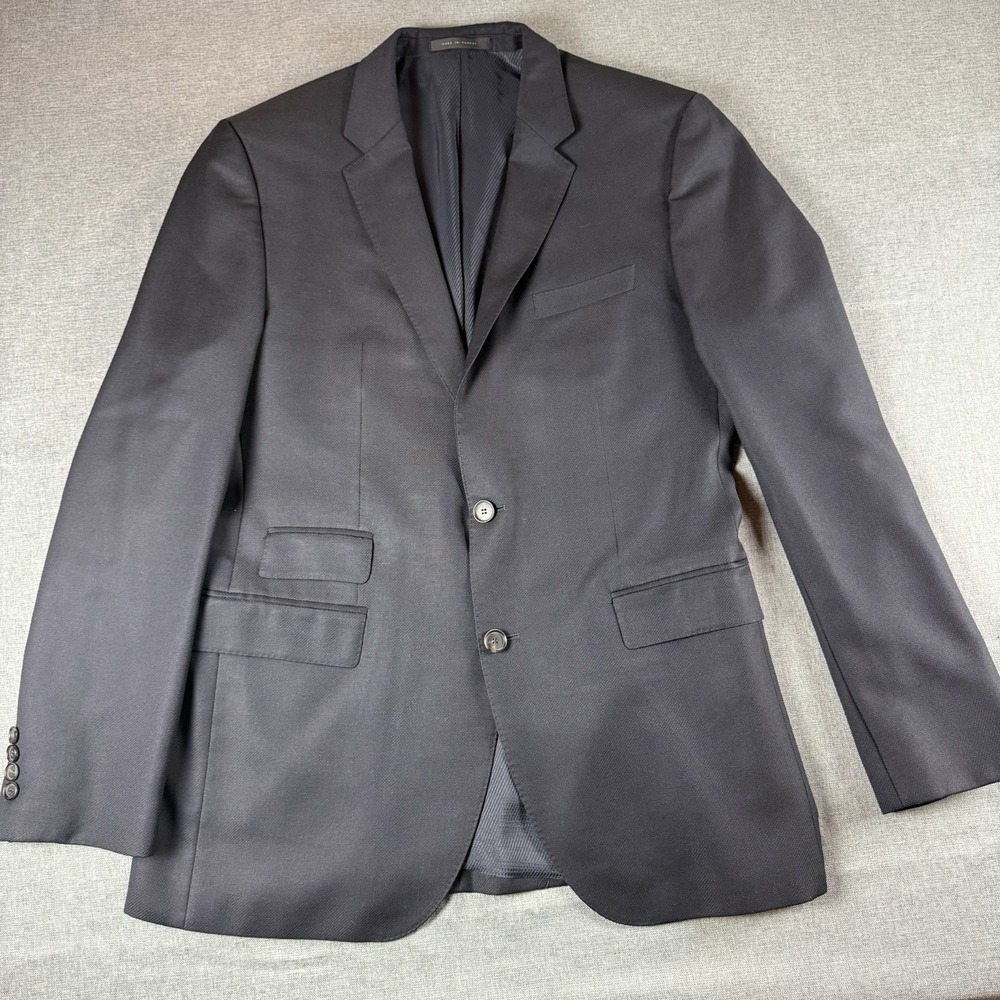 Hugo Boss 2 Button Black Wool Jacket Men's‎ 42R